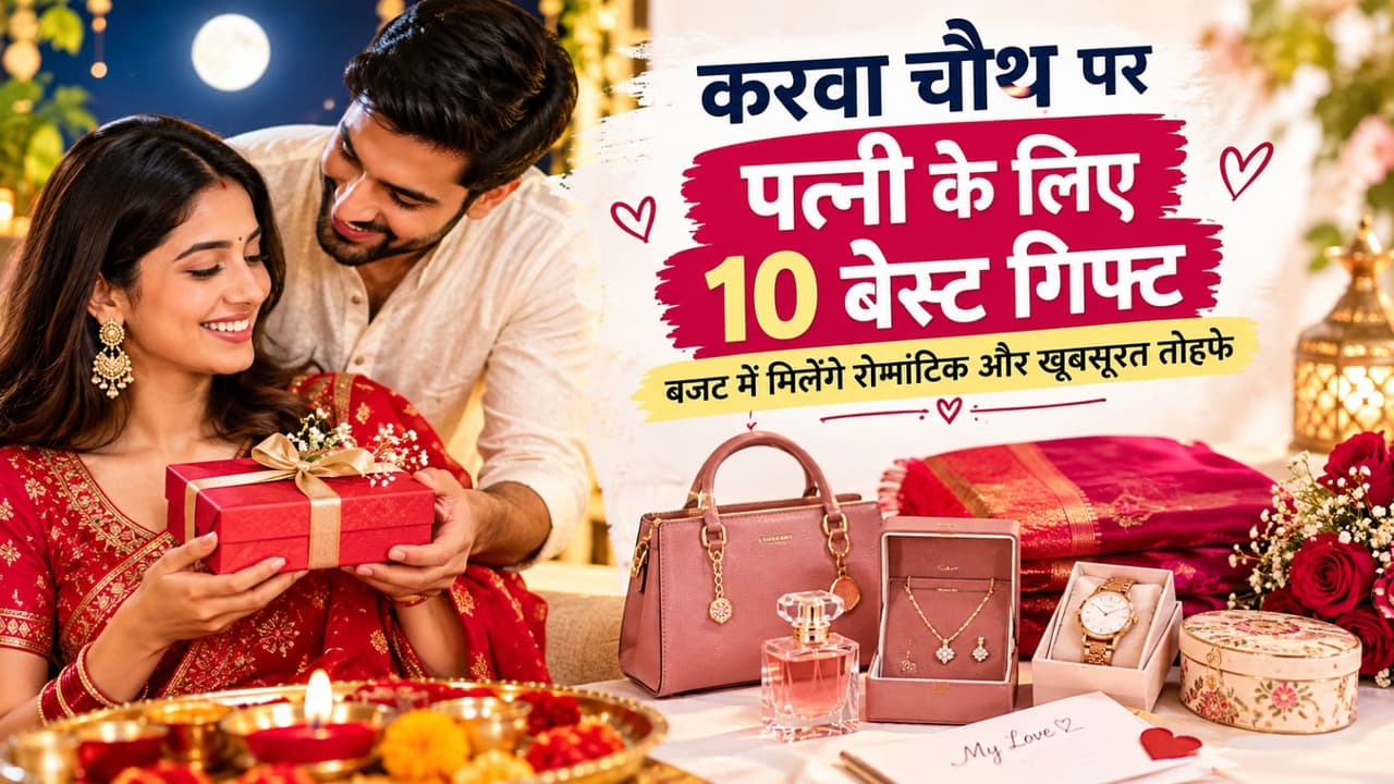 करवा चौथ पर पत्नी के लिए ₹500 से ₹10,000 तक के 10 खास गिफ्ट आइडियाज करवा चौथ पर पत्नी के लिए ₹500 से ₹10,000 तक के 10 खास गिफ्ट आइडियाज
