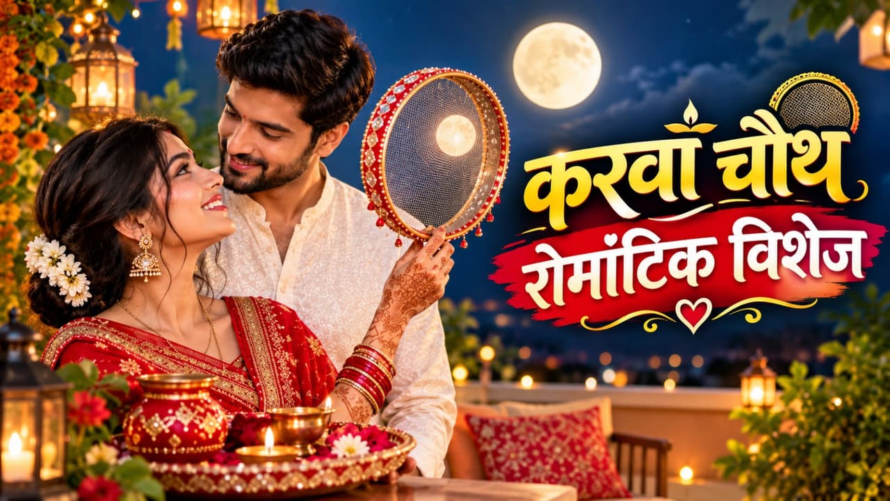 करवा चौथ पर पति के लिए रोमांटिक मैसेज और शायरी के खास सुझाव