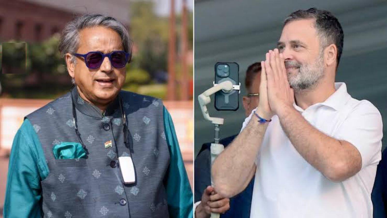 शशि थरूर ने राहुल गांधी के समर्थन में बोला, 1 नवंबर को रामलीला मैदान में शामिल होंगे शशि थरूर ने राहुल गांधी के समर्थन में बोला, 1 नवंबर को रामलीला मैदान में शामिल होंगे