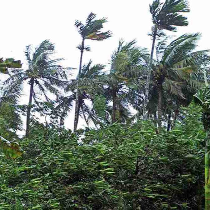 चक्रवात अर्णब का आंध्र प्रदेश तट से टकराव, भारी बारिश और तेज हवाएं